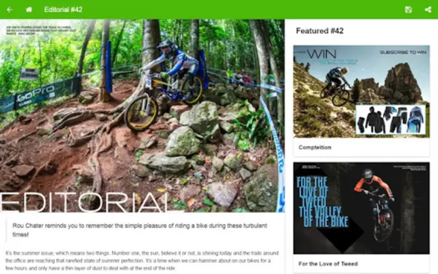 IMB Free Mountain Bike Mag android App screenshot 0