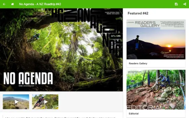 IMB Free Mountain Bike Mag android App screenshot 1