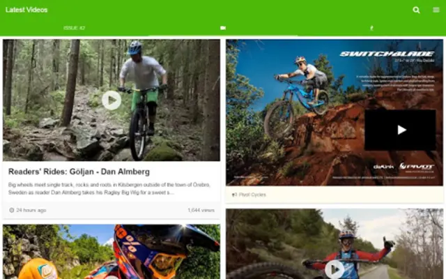 IMB Free Mountain Bike Mag android App screenshot 3