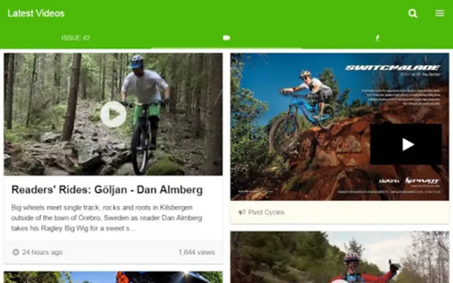 IMB Free Mountain Bike Mag android App screenshot 8